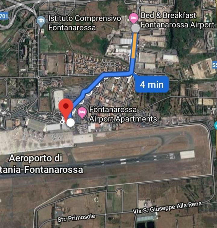 Bed & Breakfast Fontanarossa Airport -Private Parking- คาตาเนีย ภายนอก รูปภาพ
